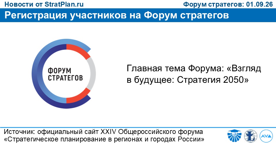 Регистрация участников на Форум стратегов